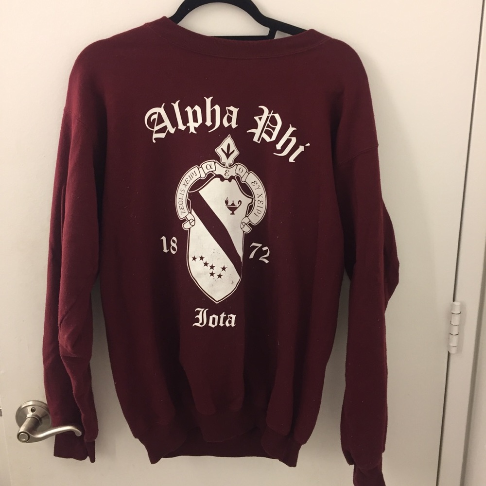 Alpha Phi Crew Neck Sweatshirt